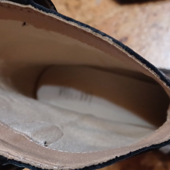 MIIM Black Vegan Leather Floral Embroidered Western Heeled Boots Size 8.5 - Picture 6 of 9